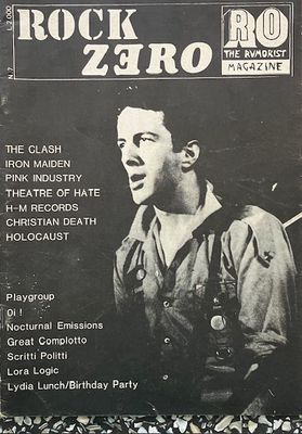 Rock Zero n.7 Fanzine Vittore Baroni, Claudio Aliboni, Maurizio Passarella