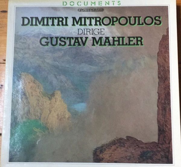 Dimitri Mitropoulos Direttore, The New York Philharmonic Orchestra ‎– Dimitri Mitropoulos Dirige Gustav Mahler