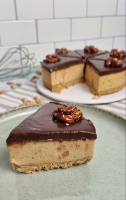 Tarta Snickers Saludable