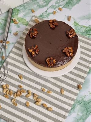 Tarta Snickers Saludable