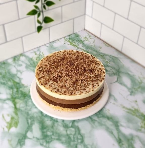 Tarta tres Chocolates sin azúcar
