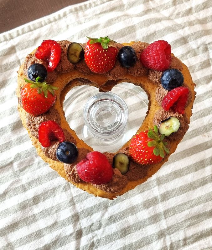 Tarta Corazón Saludable sin azúcar