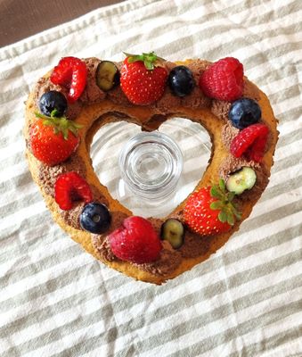 Tarta Corazón Saludable sin azúcar