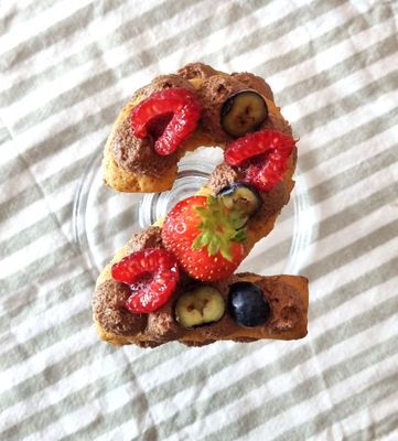 Tarta Número Saludable sin azúcar