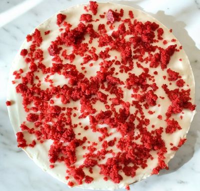 Red Velvet saludable sin azúcar