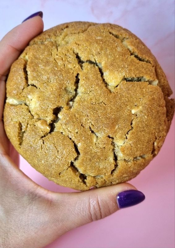 Cookie de turrón y chocolate blanco S/A