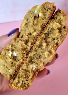 Cookie de turrón y chocolate blanco S/A