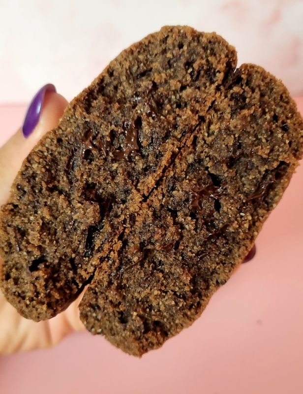 Cookie cacao puro trozos chocolate