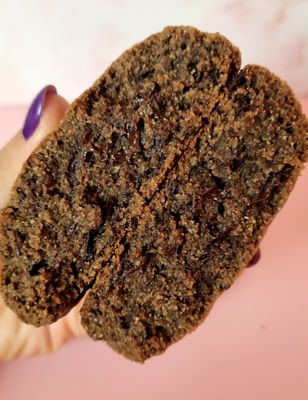 Cookie cacao puro trozos chocolate