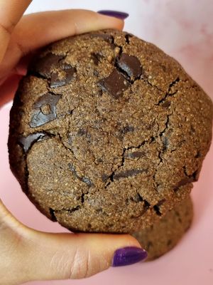 Cookie cacao puro trozos chocolate