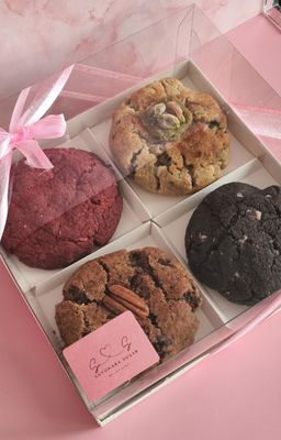 Pack personalizable de 4 Cookies sin azúcar