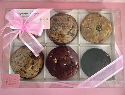 Pack personalizable de 6 Cookies sin azúcar