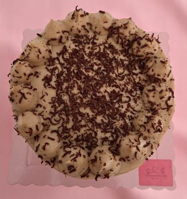 Tarta de chocolate y café saludable