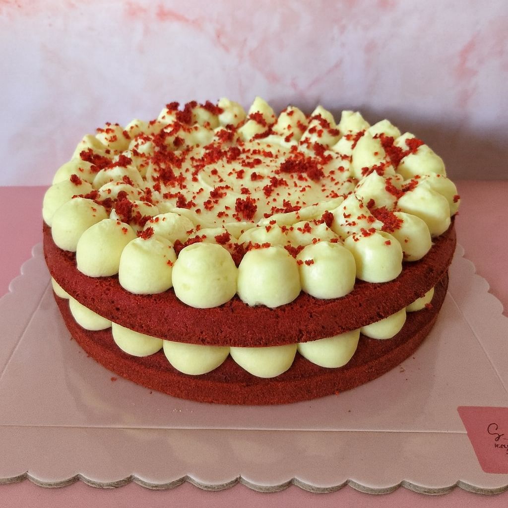 Red Velvet saludable sin azúcar