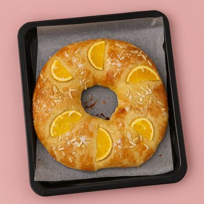 Roscón de reyes sin azúcar
