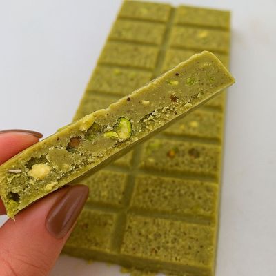 Turrón de pistacho saludable