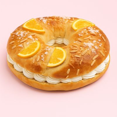 Roscón de reyes sin azúcar