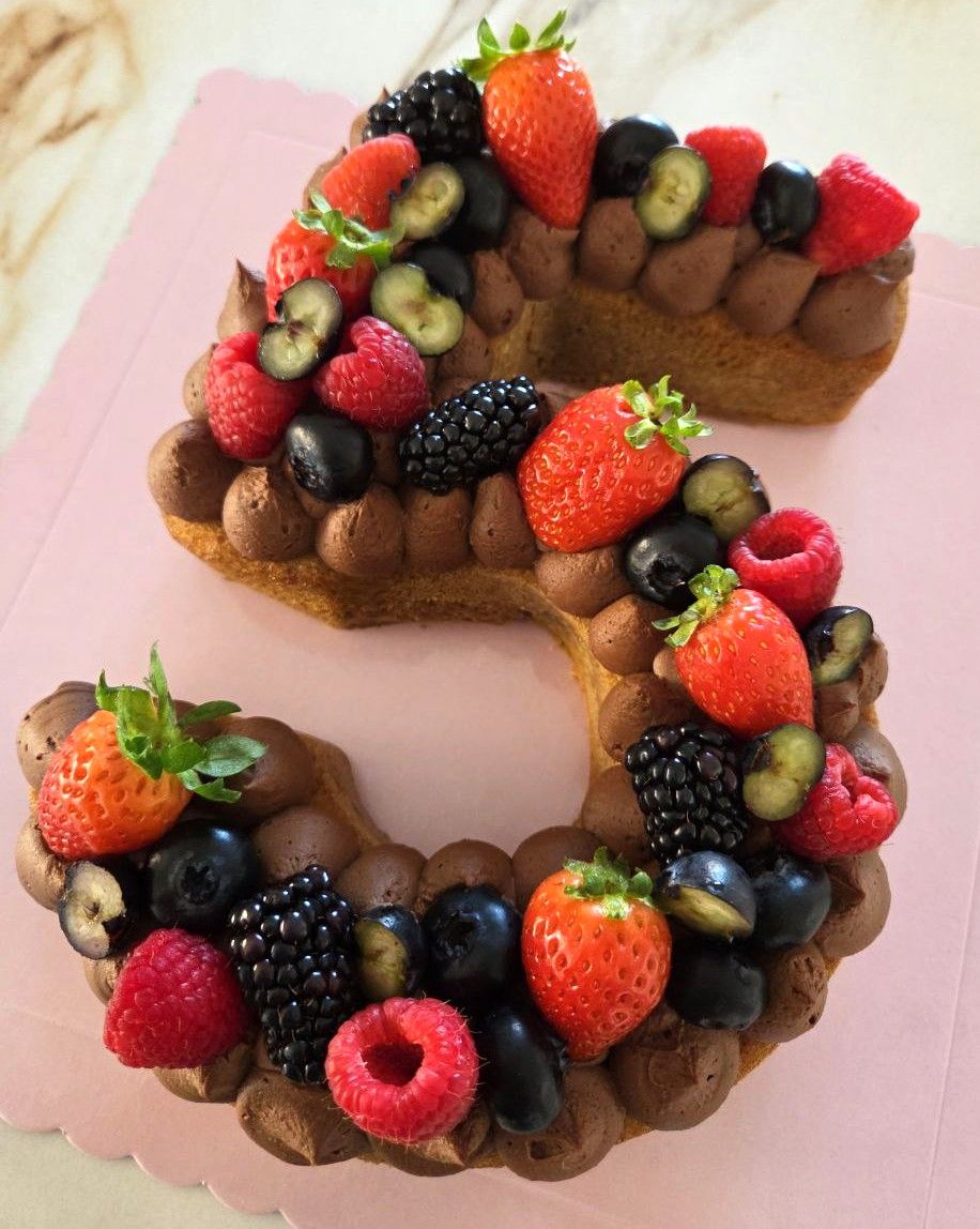 Tarta Número Saludable sin azúcar