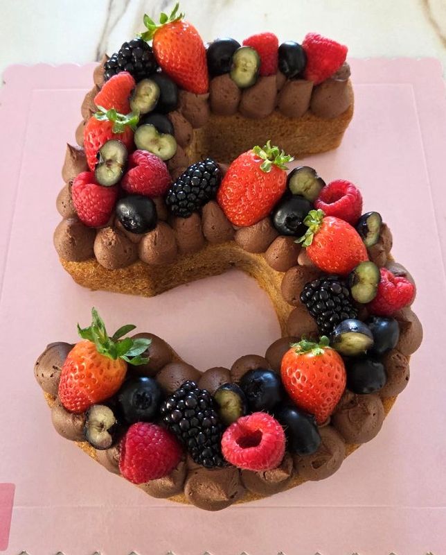Tarta Número Saludable sin azúcar