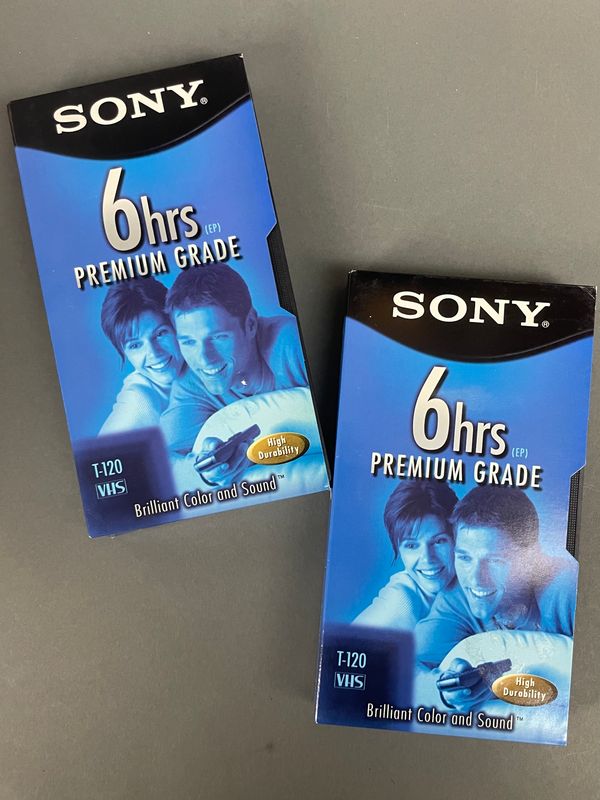 Sony Premium Grade VHS Tape