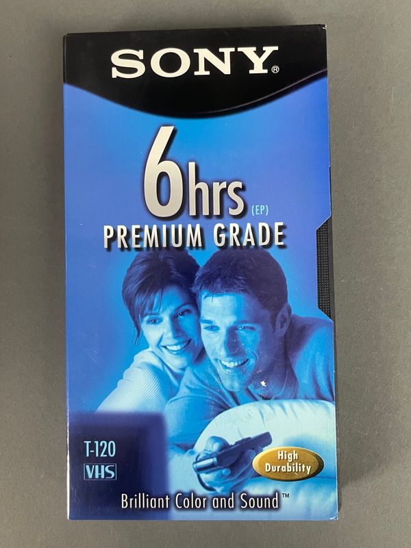 Sony Premium Grade VHS Tape