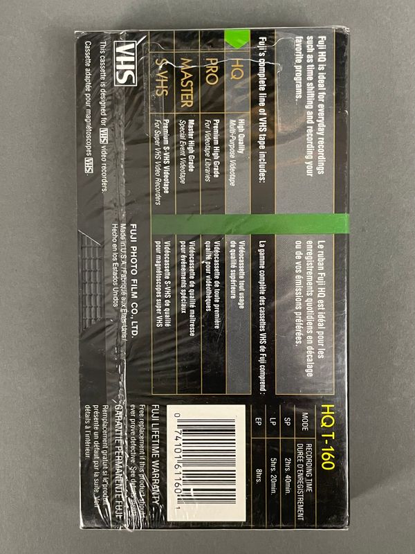 FujiFilm T-120 VHS Tape