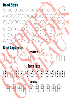 Bead Practice Sheet