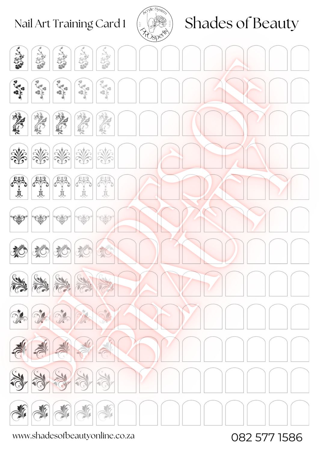 Nail Art Design Sheet 1