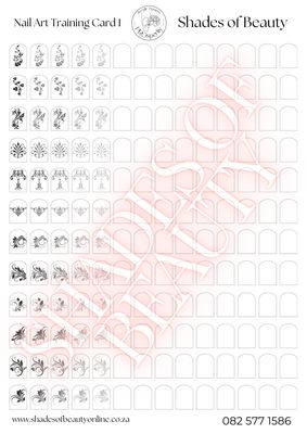 Nail Art Design Sheet 1