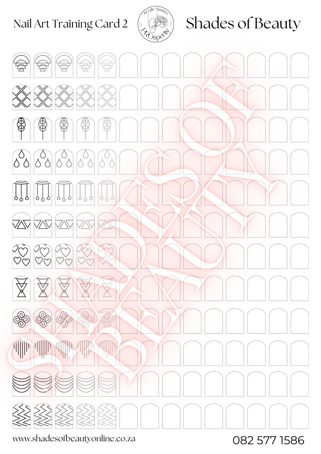 Nail Art Design sheet 2