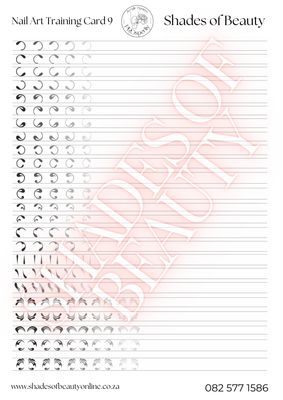 Nail Art Design Card 9
