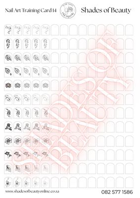 Nail Art Design Card 14
