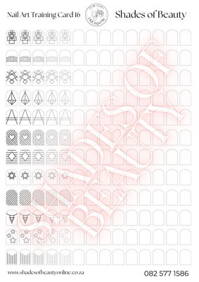 Nail Art design Card 16
