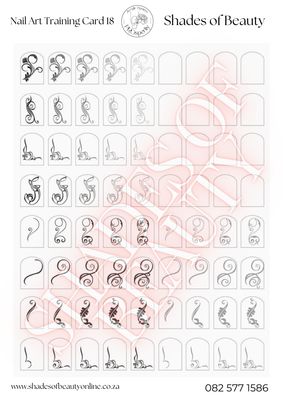 Nail Art Design Card 19