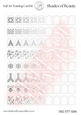 Nail Art Design Card 18