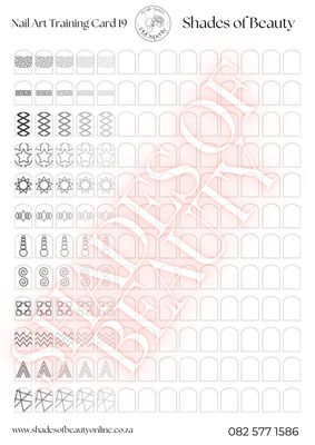 Nail Art Design Card 20