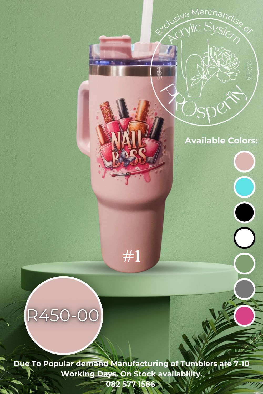Nail Boss Tumbler 1200L