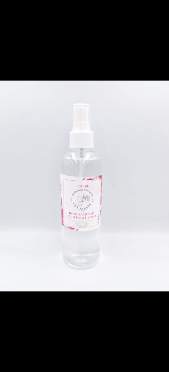 Nail/Hand Sanitizer and Anti Fungal Spray-clear 250ml