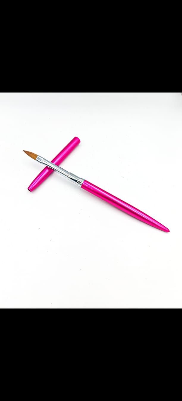 100% Kolinsky Acrylic Brush- Pink