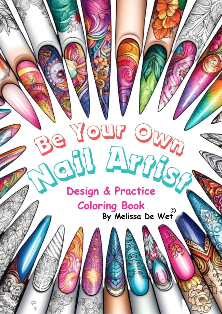 Nail Artist coloring book