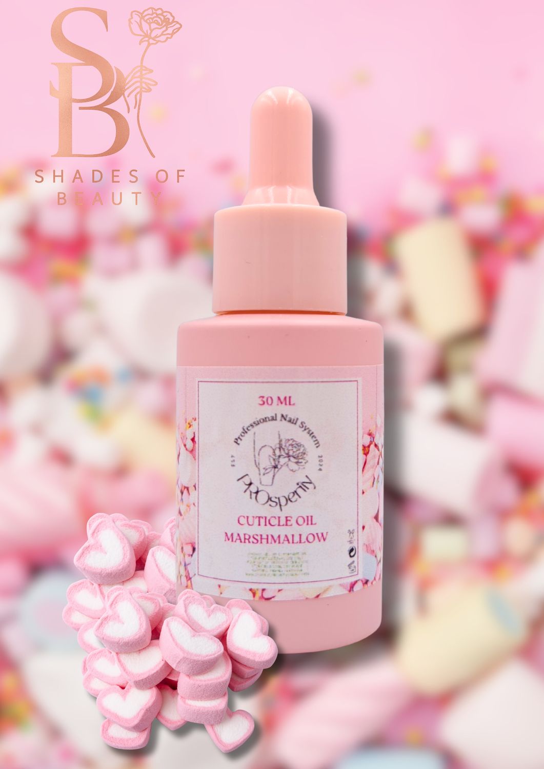 PROSPERITY Gourmet Cuticle Oil- Marshmello