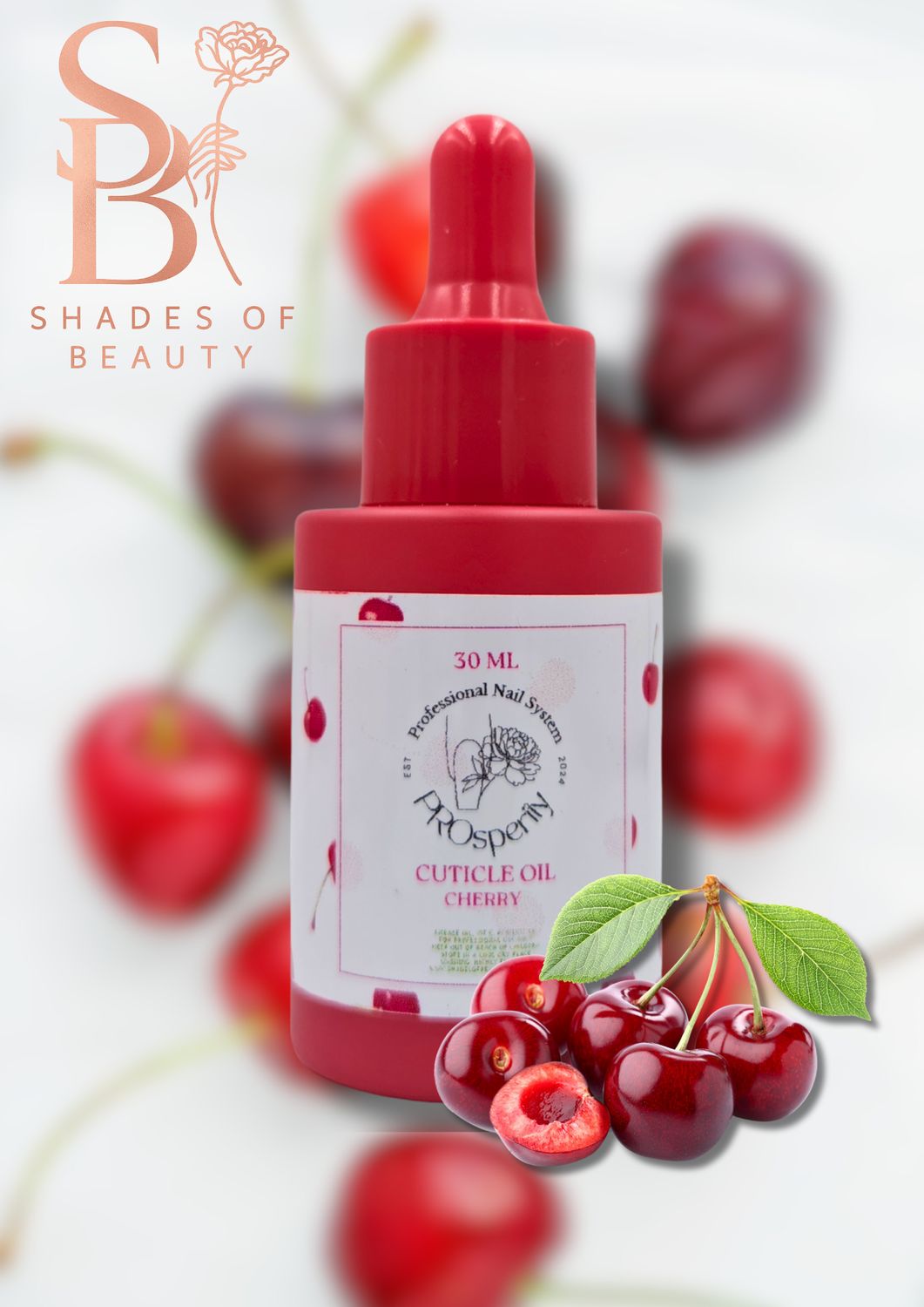 PROSPERITY Gourmet Cuticle Oil- Cherry 