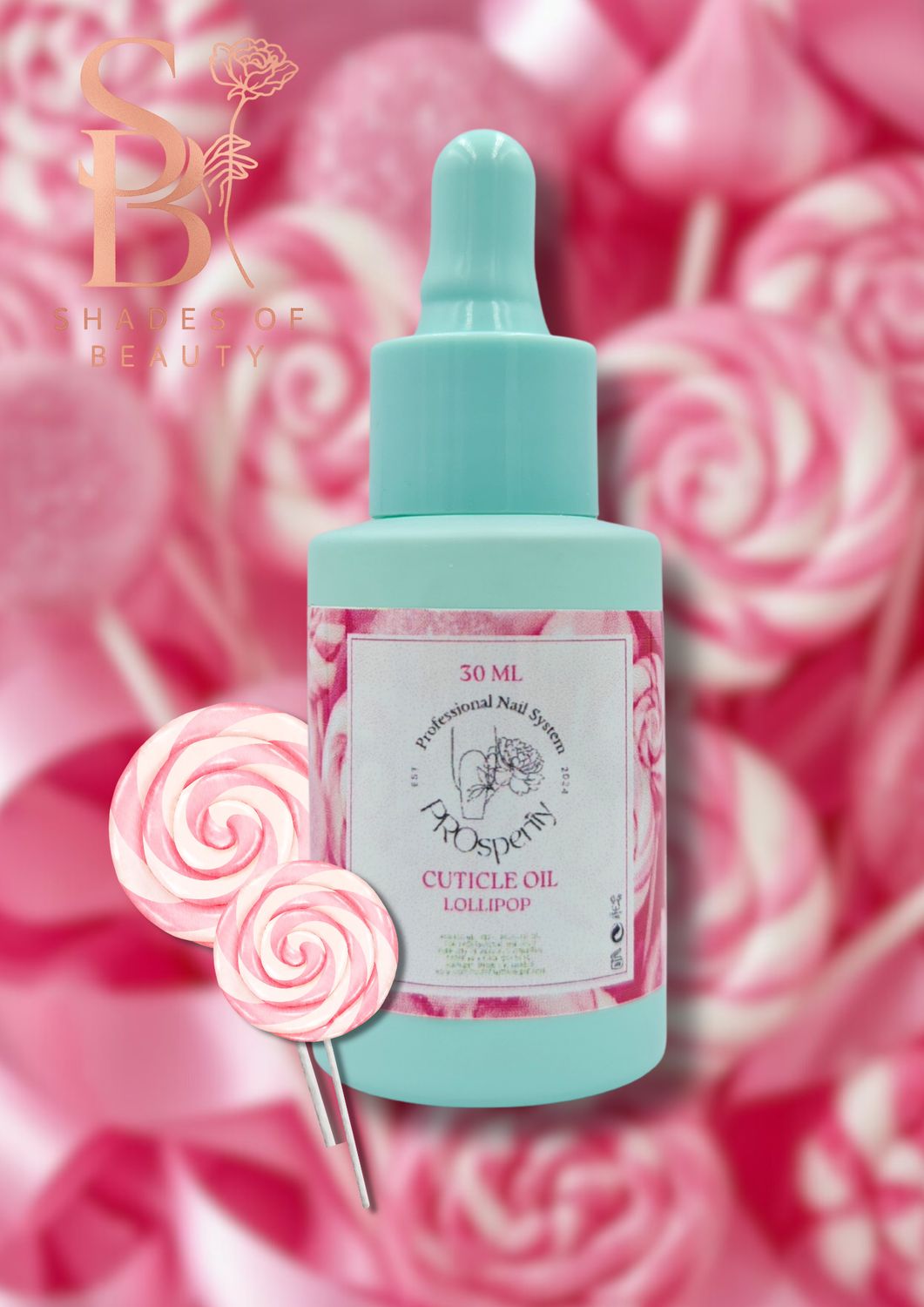 PROSPERITY Gourmet Cuticle Oil-  Lollipop 