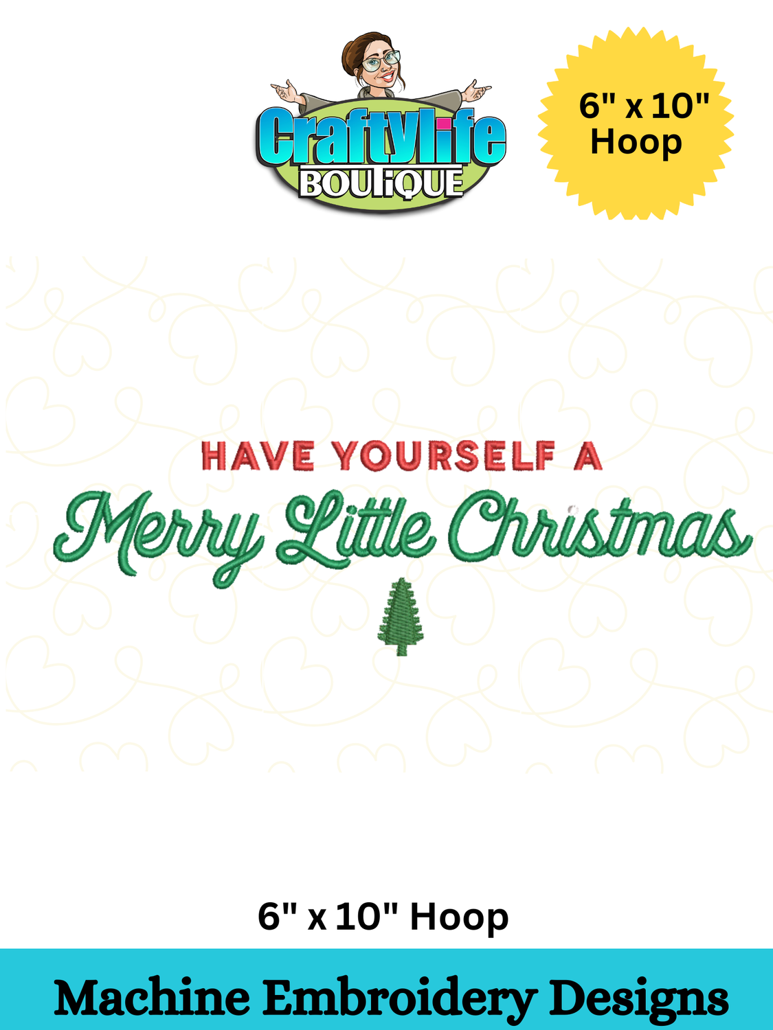 Have Yourself a Merry Christmas – Simple but Elegant Embroidery File