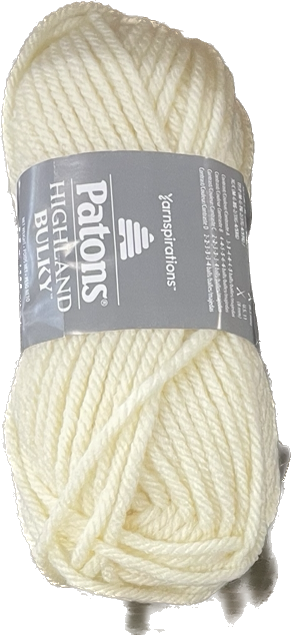 Yarn - Patons Highland Bulky, Colour: ARAN