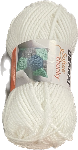 Yarn - Softee Chunky, Colour: WHITE