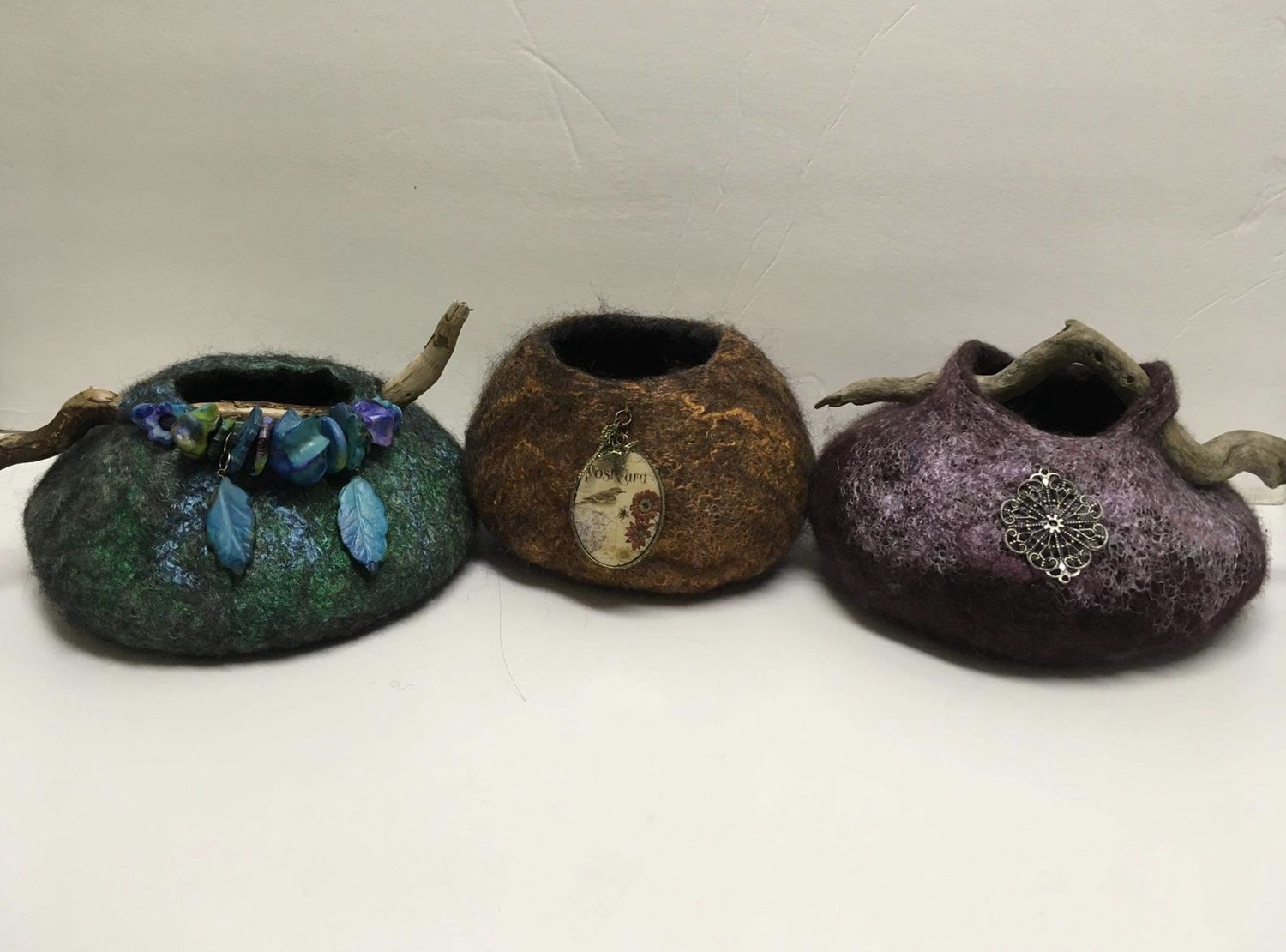 Wet Felted Vessel