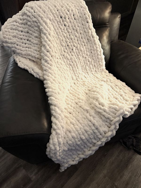 Workshop - Extra Thick Finger Knit Blanket
