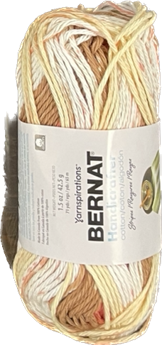 Yarn -  DISCONTINUED - Handicrafter Cotton Stripes, Colour: NATURAL