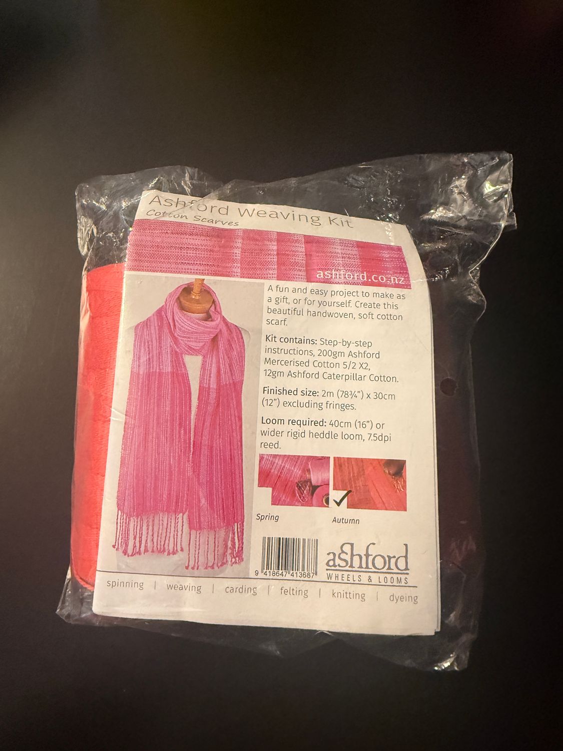 Ashford Weaving Kit, Colour: Autumn